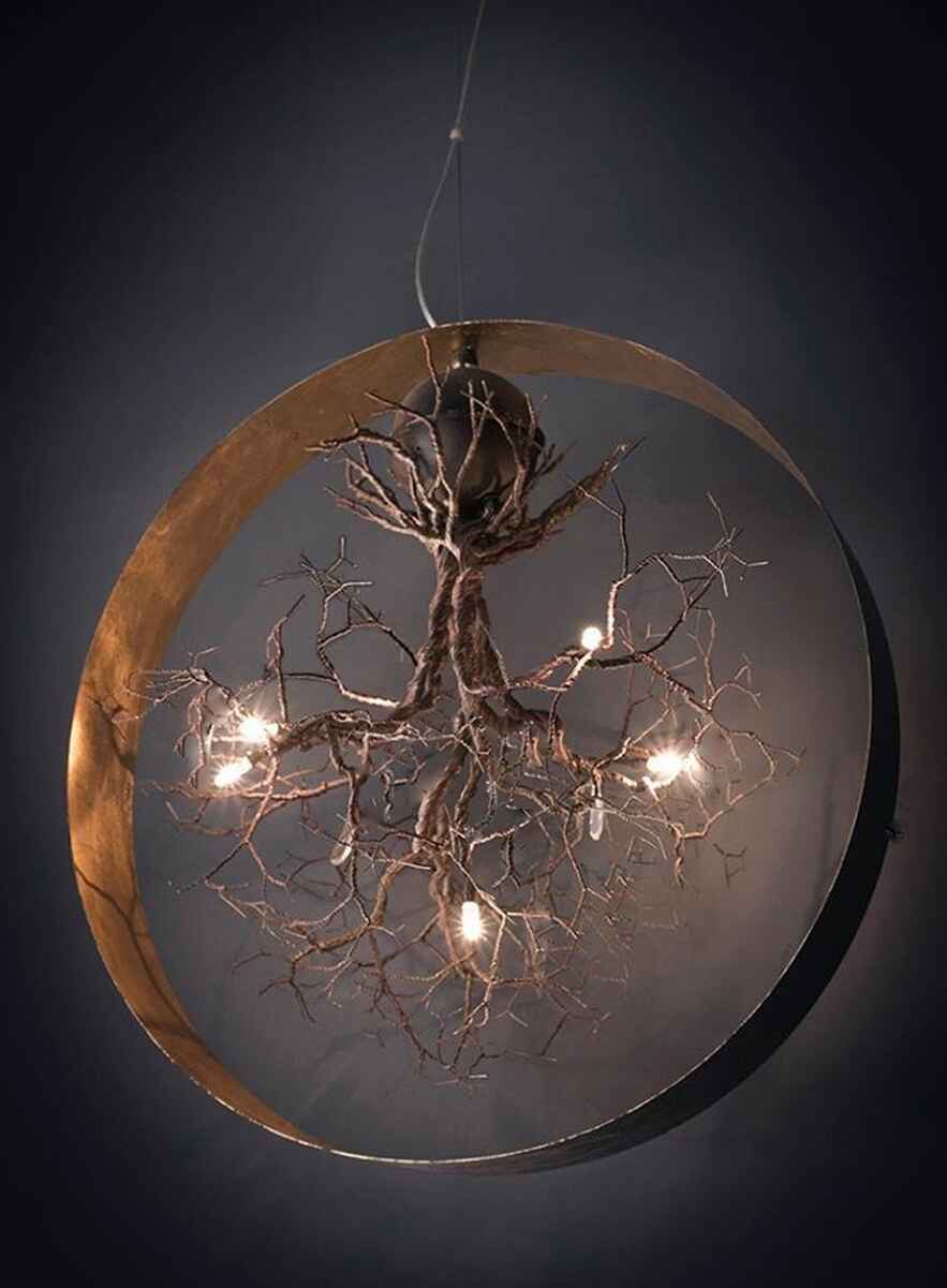 Roots in Circle Large - Ceiling‎ Light fixture